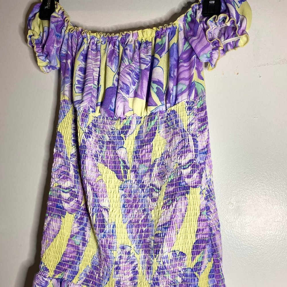 Never worn Over shoulder summer dress